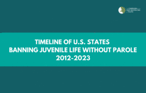 Timeline of U.S. States Banning Juvenile Life Without Parole from 2012-2023